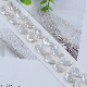  Wholesale White Moon Shape of Pearl Shell Beads for Making Earrings