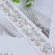 Wholesale White Moon Shape of Pearl Shell Beads for Making Earrings