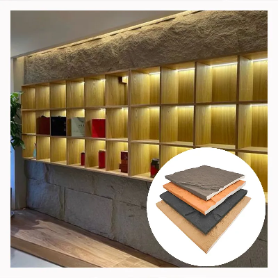 Composite PU Stone Cladding WPC PU Stone Veneer Artificial Culture Wall Stone Panel