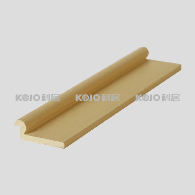 Eco-Friendly PVC Laminated WPC Material Door Decorative Profile