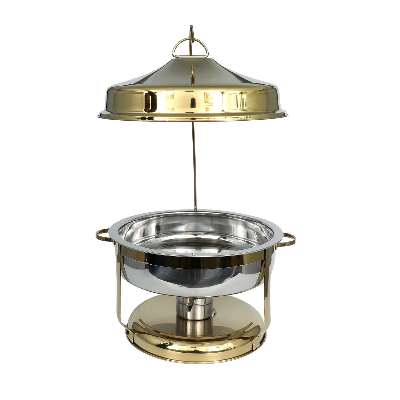 Arabic Market Stainless Steel Food Warmer with Hanging Lid Chafing Dish