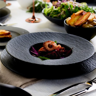 Wholesale Nordic Vajillas Porcelain Ceramic Dinnerware Set for Restaurants Hotels