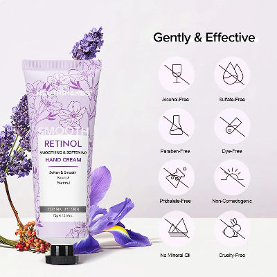 Private Label Skin Care Smoothing Nourishing Retinol Moisturizing Anti Wrinkle Hand Cream Lotion