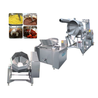 TCA CE Certified High Quality Boiled Meat Beverage Processing Heating Planetary Stirring Wok