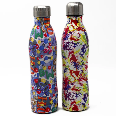 Factory Wholesale Double Wall Vacuum Flasks Stainless Steel Cola Bottle Water Bottle