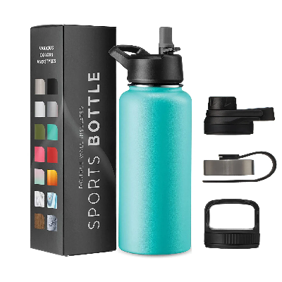Sport Water Bottle Double Wall Powder Coated Stainless Steel Thermos Vacuum Flasks