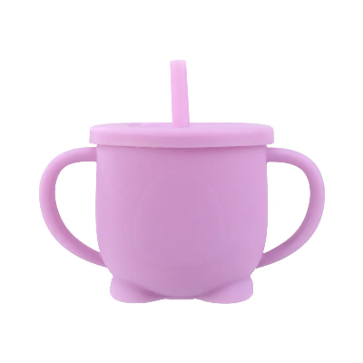 100% Silicone Kids Children Babies Toddlers Bottle BPA Free Baby Training Cup 200ml