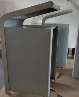 Metal Stainless Steel Waste Bin Indoor Recycling Bins Large Public Garbage Bin