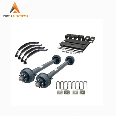 9, 000 Lb Trailer Leaf Spring Round Tube Axle for RV Trailer