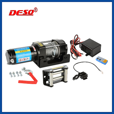 ATV off Road Electric Wire Rope Power Winch with 3500lbs for Pulling