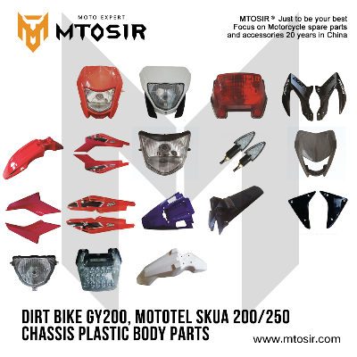 Chassis Plastic Body Parts High Quality Motorcycle Parts Repuesto PARA Moto Mtosir