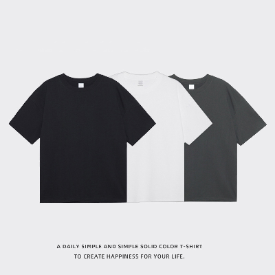 High Quality Puff Printing Men′s and Women′s Round Neck T-Shirt