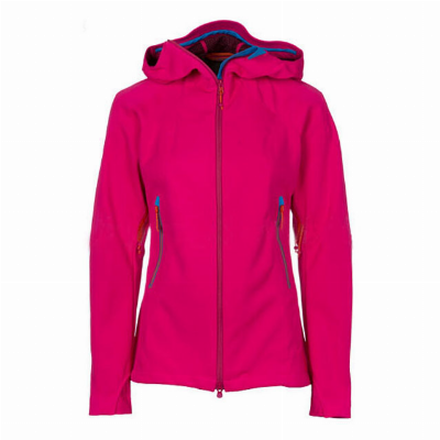 Ladies Fixed Hood Softshell Windbreaker Sports Coats Bomber Jacket for Women