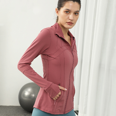 2022 New High Quality Women′s Sport Jackets Lulu Yoga Wear Coat