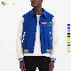  Popular 2023 Autumn Spring High Quality Polyester with Leather Sleeves Baseball Jackets