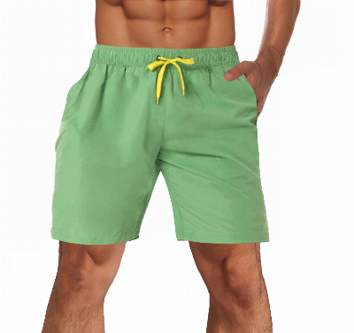 Custom Wholesale Summer Beach Running Elastic Waist Polyester Gym Mens Beach Short