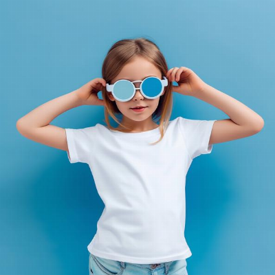 Basic Style Cotton Kids T-Shirt for Juniors Kids Boys Girls