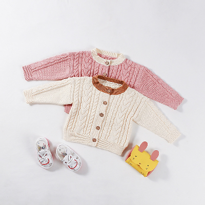 Factory Customized Children′ S Clothing Boy Knit Sweater Baby Cotton Knitted Cardigan
