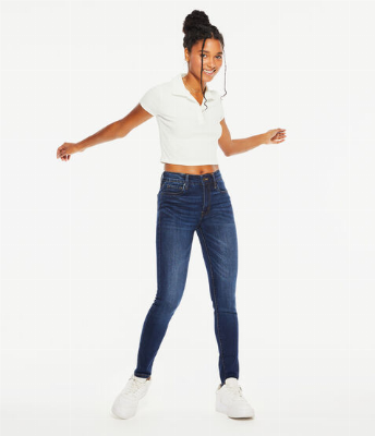 Women Popular Low Waist Skinny Jeans Comfort Stretch Hot Selling Denim Jeans