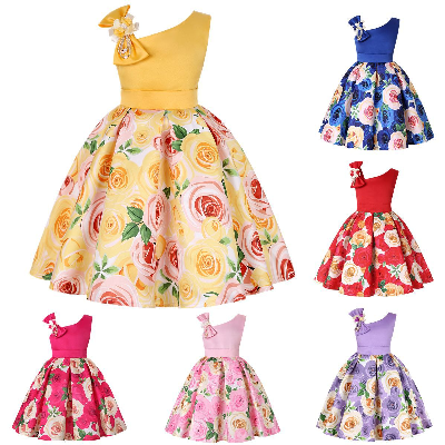 Flower Girl Dresses for Weddings Elegant Trailing Gown Designer Flower Girl Gowns