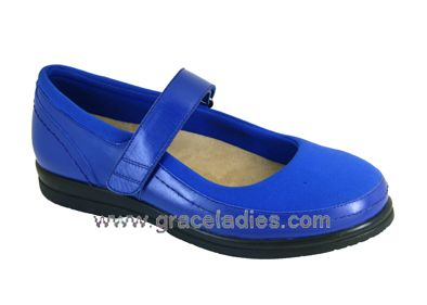 Diabetic Women Shoes with Streachable Fabric Upper and Orthopedic Support Insole