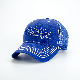  Trucker Baseball Cap with 3D Embroidery and Mesh Cotton 6 Panel Fashion Sports Hat