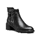  Solid Color Casual Solid Color Thick Heel Boots Autumn and Winter