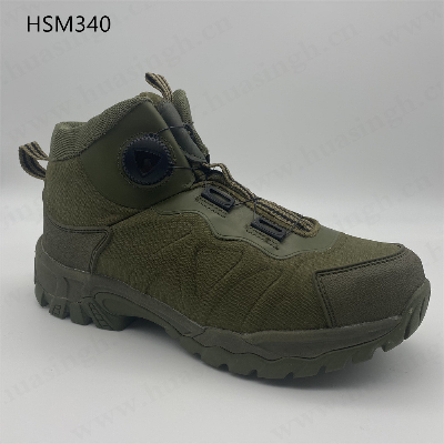 Lxg, Strong Grip Outdoor Green Tactical Jungle Boots with Safety Buckle Hsm340