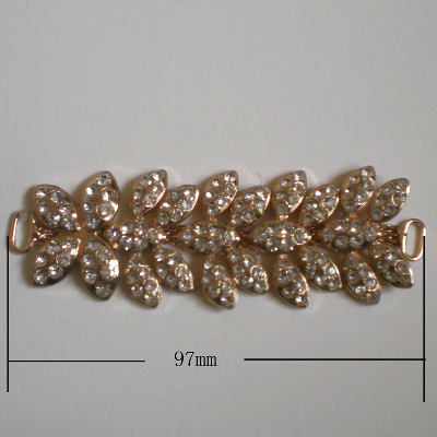 Shoes Metal Clip, Decorative Rhinstone Ornaments for Footware