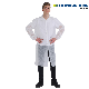 Stylish New Custom Made Size White PP Material Non Woven Lab Coat manufacturer