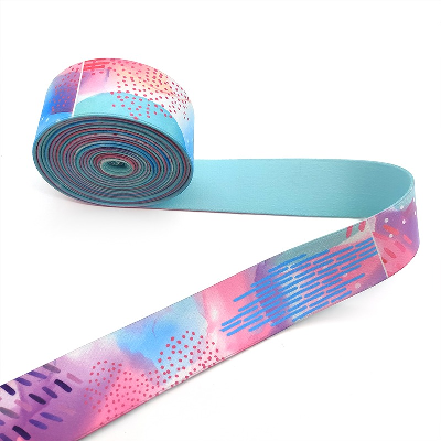 Anti-Skid Wear-Resistant Printed Logo Elastic Tape for Luggage Bag Backpack