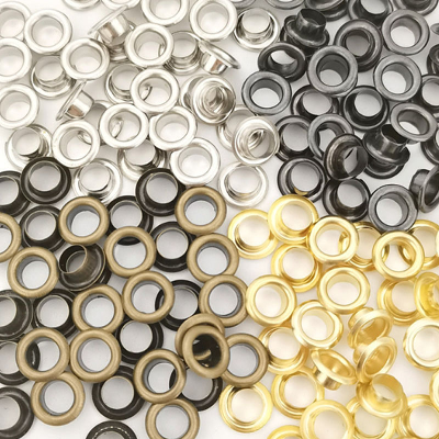 Hot Sell 4mm 5mm 6mm 8mm 10mm 12mm Metal Eyelets Custom Garment Eyelets