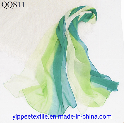 Vibrant Gradation Colors Scarf Scarves Summer Lady Scarves