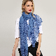  Popular Lace Edges Scarf Hijab Woman Plain Maxi Shawl Wrap Multicolor Lace Foulard Soft Cotton Muslim Hijab