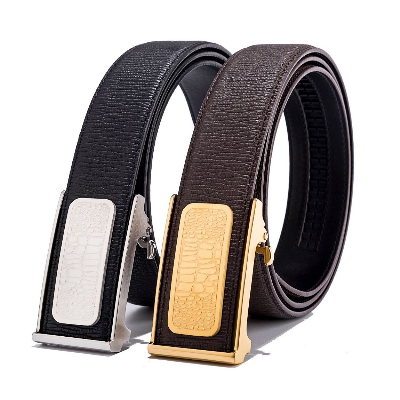 Formal Men′s Business Luxury Designer Leather Belt Waist Genuine Leather Belts
