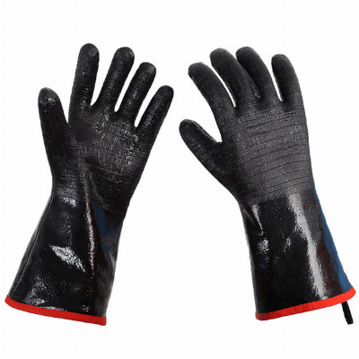 Cooking Outdoor Neoprene Kitchen Grill Oven Heat Resistant Gloves Silicone BBQ Gloves