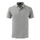Polyester Promotional Mens Latest Design Color Combination Wholesale Light Grey and Black Polo Shirt manufacturer