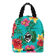 Tote Floral Guam Zipper Cooler Bag Insulated for Student Travel Lunch Bag manufacturer