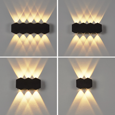 New LED Wall Light Waterproof Outdoor Garden Aluminum Fashion Lamp Living Room