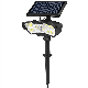 Waterproof IP65 Light 124 LED COB Outdoor Solar Sensor Lights Lawn Ground Lamp for Courtyard manufacturer