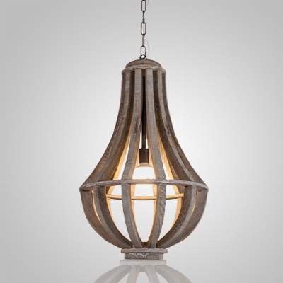 Rustic Wood Chandelier Lighting  for Indoor Home Lighting (WH-CI-10)