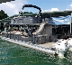 Mediterranean Sea The Middle East Hot Sale Luxury 9m 30FT Double Decker Sofa Furniture Yacht Pontoon Boat with Motor for Sale manufacturer